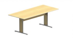 Mesa de reunio Retangular  (linha econmica)