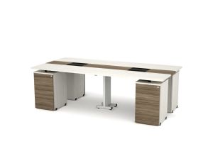 Mesa Plataforma 4 Lugares com Gaveiteiros